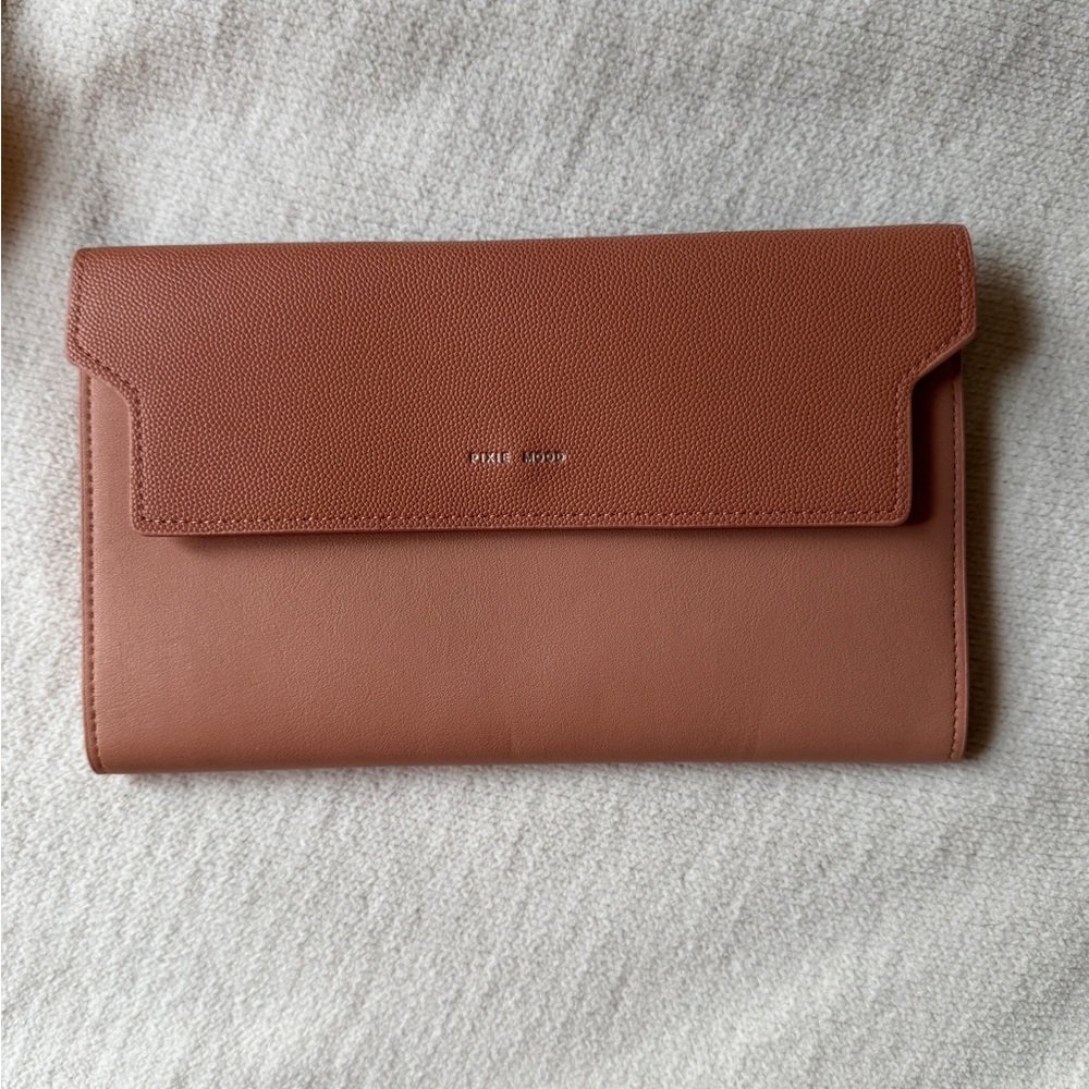 Pixie Mood Terracotta Brown Leather Travel Wallet